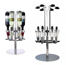 Load image into Gallery viewer, 4 Bottle / 6 Bottle Rotary Home Bar Drinks Optic Dispenser