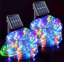 Load image into Gallery viewer, Solar Powered Rope LED String Lights Waterproof Outdoor Garden Patio