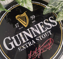 Load image into Gallery viewer, Home Bar Sign Guiness 28cm Retro/Vintage Tin Metal Bottle Top