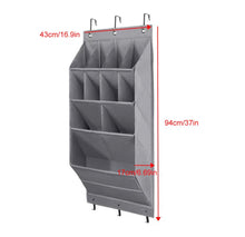 Load image into Gallery viewer, 11 Pocket Shoe Holder Over Door Organiser Hanging Rack Storage