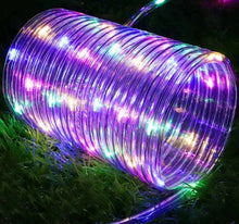 Load image into Gallery viewer, Solar Powered Rope LED String Lights Waterproof Outdoor Garden Patio