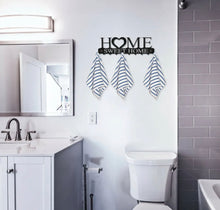 Load image into Gallery viewer, Iron Wall Mounted Sweet Home Shelf Hooks Key Holder