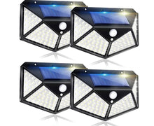 Load image into Gallery viewer, 4 x Solar Powered Wall Lights LED PIR Motion Sensor