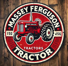 Load image into Gallery viewer, Massey Ferguson Vintage Style Metal Sign