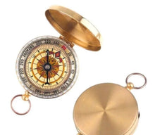 Load image into Gallery viewer, Vintage Style Brass Pocket Compass