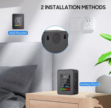 Load image into Gallery viewer, 5-in-1 CO2 TVOC Air Quality Meter Tester Semiconductor Carbon Dioxide Detector