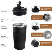 Load image into Gallery viewer, Stainless Steel Thermal Mug Hot Tea Coffee Travel Cup