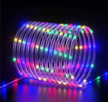Load image into Gallery viewer, Solar Powered Rope LED String Lights Waterproof Outdoor Garden Patio