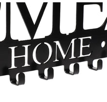 Load image into Gallery viewer, Iron Wall Mounted Sweet Home Shelf Hooks Key Holder