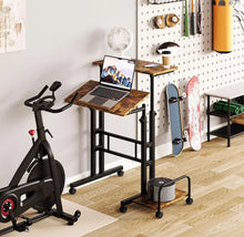 Load image into Gallery viewer, Standing / Sitting Desk Height Adjustable Workstation