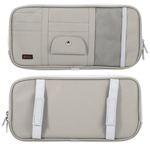 Load image into Gallery viewer, Car Sun Visor Multi-Pocket Pouch PU Leather Organiser