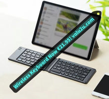 Load image into Gallery viewer, Wireless Mini Foldable Bluetooth Keyboard