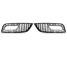Load image into Gallery viewer, 2 x Fog Light Cover Grills Grilles  Honeycomb For 12-15 Audi A4 B8.5 Black or Black and Chrome