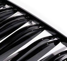 Load image into Gallery viewer, FOR BMW 7 SERIES 15-19 G11 G12 KIDNEY TWIN GRILL GRILLE GLOSS BLACK DUAL LINE