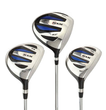 Load image into Gallery viewer, Ram Golf EZ3 Mens 3 x Steel Woods Set 10.5° Driver, 3 & 5 Wood Headcovers Included