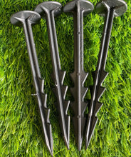 Load image into Gallery viewer, 3 x GRASS RUBBER MATS cow horse golf playground Rubber Matting 1.5mx1mx22mm with pegs