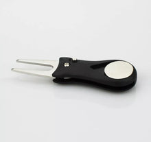 Load image into Gallery viewer, Golf Divot Repair Tool with Ball Marker Pitch mark Switchblade