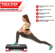 Load image into Gallery viewer, Yoga Gym Stepper & Mat Home Fitness Adjustable Step