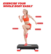 Load image into Gallery viewer, Yoga Gym Stepper & Mat Home Fitness Adjustable Step