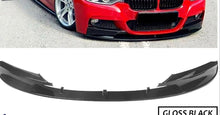 Load image into Gallery viewer, Front Lip Spoiler Splitter Gloss Black For BMW F30 F31 3 Series M Sport 2012-2018