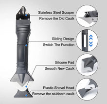 Load image into Gallery viewer, 5 in 1 Silicone Sealant Remover Scraper Tool Kit Set