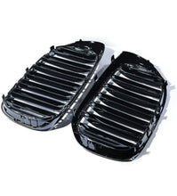 Load image into Gallery viewer, FOR BMW 7 SERIES 15-19 G11 G12 KIDNEY TWIN GRILL GRILLE GLOSS BLACK DUAL LINE