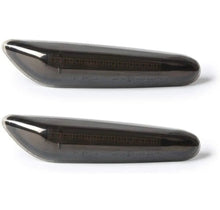 Load image into Gallery viewer, 2 x Dynamic Smoked Side Indicator Turn Signal Lights for BMW E90 E92 E60 E87 E82 LED