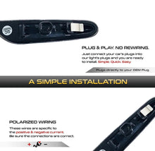 Load image into Gallery viewer, 2 x Dynamic Smoked Side Indicator Turn Signal Lights for BMW E90 E92 E60 E87 E82 LED