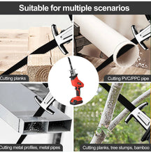 Load image into Gallery viewer, 21V Cordless Reciprocating Saw Hand Held Saw & 2 Batteries