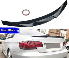 Load image into Gallery viewer, REAR BOOT LIP SPOILER FOR BMW 3 SERIES E92 07-13 WING M4 STYLE GLOSS BLACK