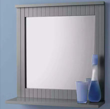 Load image into Gallery viewer, Bathroom Wall Mounted Mirror with Cosmetics Shelf Wood Frame