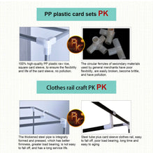Load image into Gallery viewer, Large Canvas Fabric Wardrobe With Clothes Hanging Rail