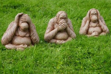 Load image into Gallery viewer, 3 Wise Monkeys Garden Ornaments