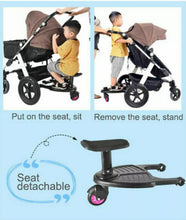 Load image into Gallery viewer, Buggy Board Stroller Step Board Stand Connector Toddler Child Wheeled Pushchair