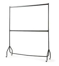 Load image into Gallery viewer, 2 Tier Clothes Rail Garment Hanging Rack 5ft or 6ft
