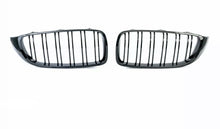 Load image into Gallery viewer, Twin Bar Gloss Black Front Kidney Grille Grille For Bmw 4 Series F32 F33 F36 L+R