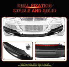 Load image into Gallery viewer, Front Lip Spoiler Splitter Gloss Black For BMW F30 F31 3 Series M Sport 2012-2018