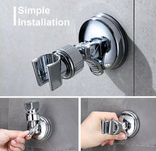 Load image into Gallery viewer, Adjustable Bracket Suction Shower Head Handset Holder