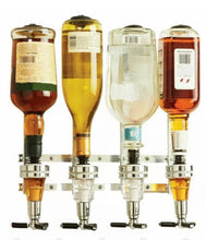 Load image into Gallery viewer, 4 Bottle Wall Mounted Optic Dispenser Home Bar
