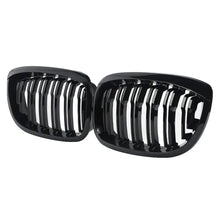 Load image into Gallery viewer, Grills For 03-06 BMW E46 3 Series 2DR Coupe Dual Line Kidney Grilles Grills Gloss Black