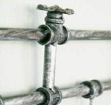 Load image into Gallery viewer, Vintage Style Industrial Wall Mounted Coat Hooks Rack Pegs Towel Rail Bathroom