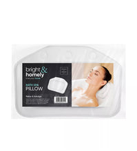 Load image into Gallery viewer, Bath Pillow Suction Cup Head Rest Cushion