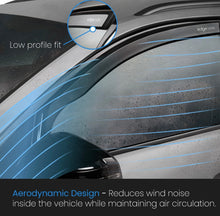 Load image into Gallery viewer, BMW 5 Series F10 2010-2017 4 Door Saloon Wind Deflectors 4pc Edgevisors Tinted