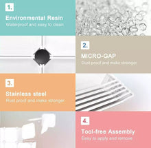 Load image into Gallery viewer, 8 Cube Shoe Rack Multi Use Modular Organiser Storage Plastic Cabinet