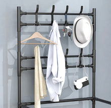 Load image into Gallery viewer, Coat Stand with 4 Tier Shoe Rack