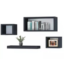 Load image into Gallery viewer, 4 x Wall Floating Cube Shelves