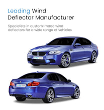 Load image into Gallery viewer, BMW 5 Series F10 2010-2017 4 Door Saloon Wind Deflectors 4pc Edgevisors Tinted