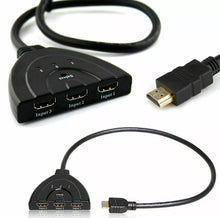 Load image into Gallery viewer, 3 Port HDMI 4K Splitter Cable Multi Switch Switcher Hub Box