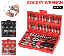 Load image into Gallery viewer, 53Pcs Set 1/4" Socket Ratchet Wrench Kit Drive Car Repairing Tools