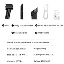 Load image into Gallery viewer, Mini Cordless Wet Dry Car Vacuum Cleaner Handheld Rechargeable